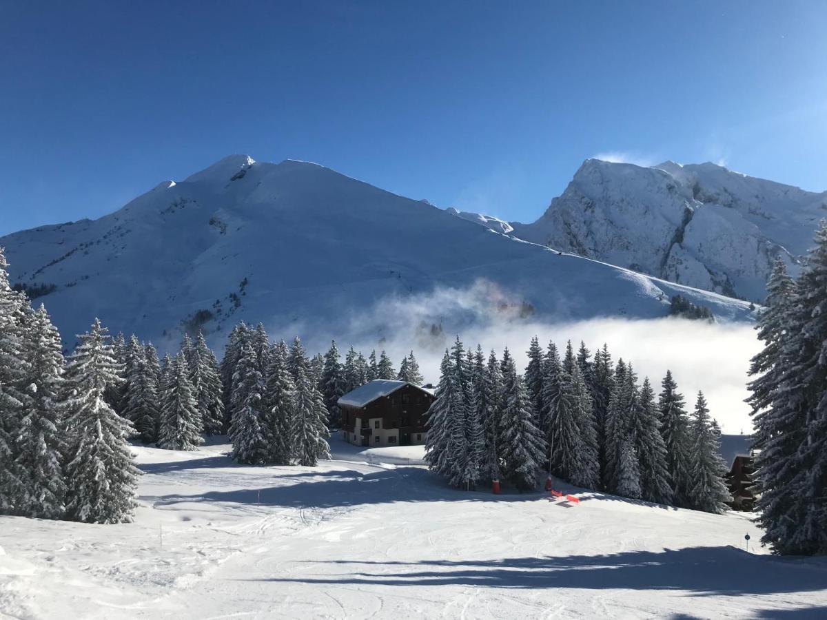 Appartement T2 Col De Merdassier Au Pied Des Pistes Manigod Dış mekan fotoğraf